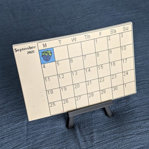 Other - 🍓🌽 2024 Stardew Valley 12-Month Calendar, 4.5" x 7"